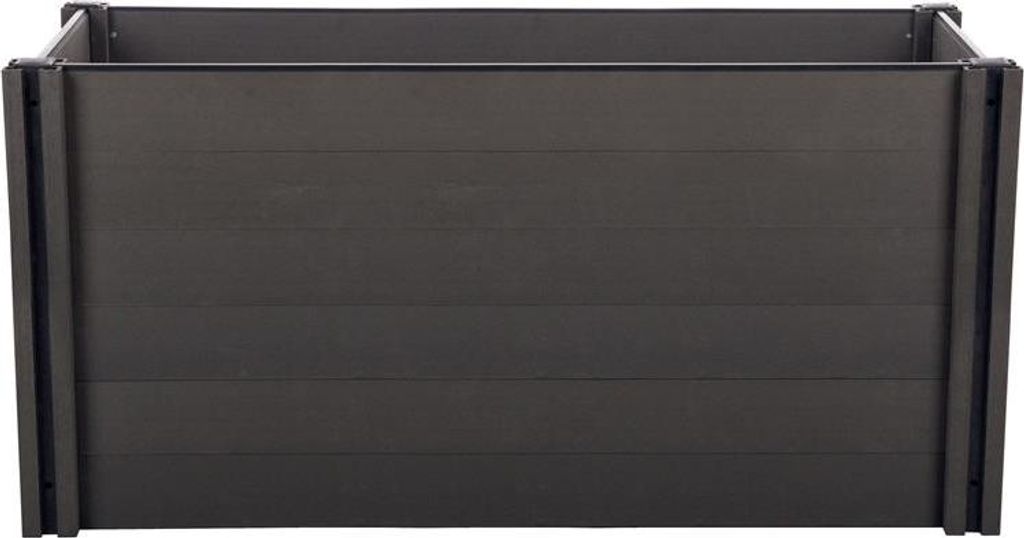 Hochbeet G21 Crop 143 x 68 x 80, WPC, Ebenholz