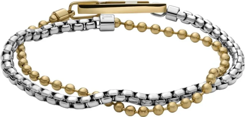 Diesel Bracciale Uomo DX1570931 - Design Bicolore Logo D Outlet