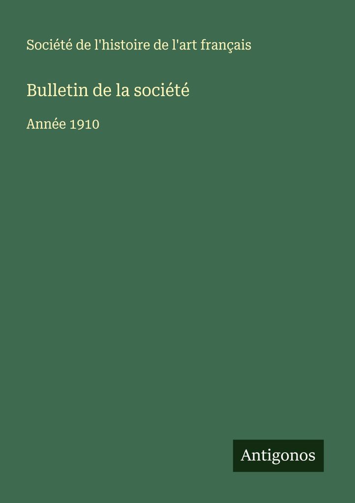 Bulletin de la société