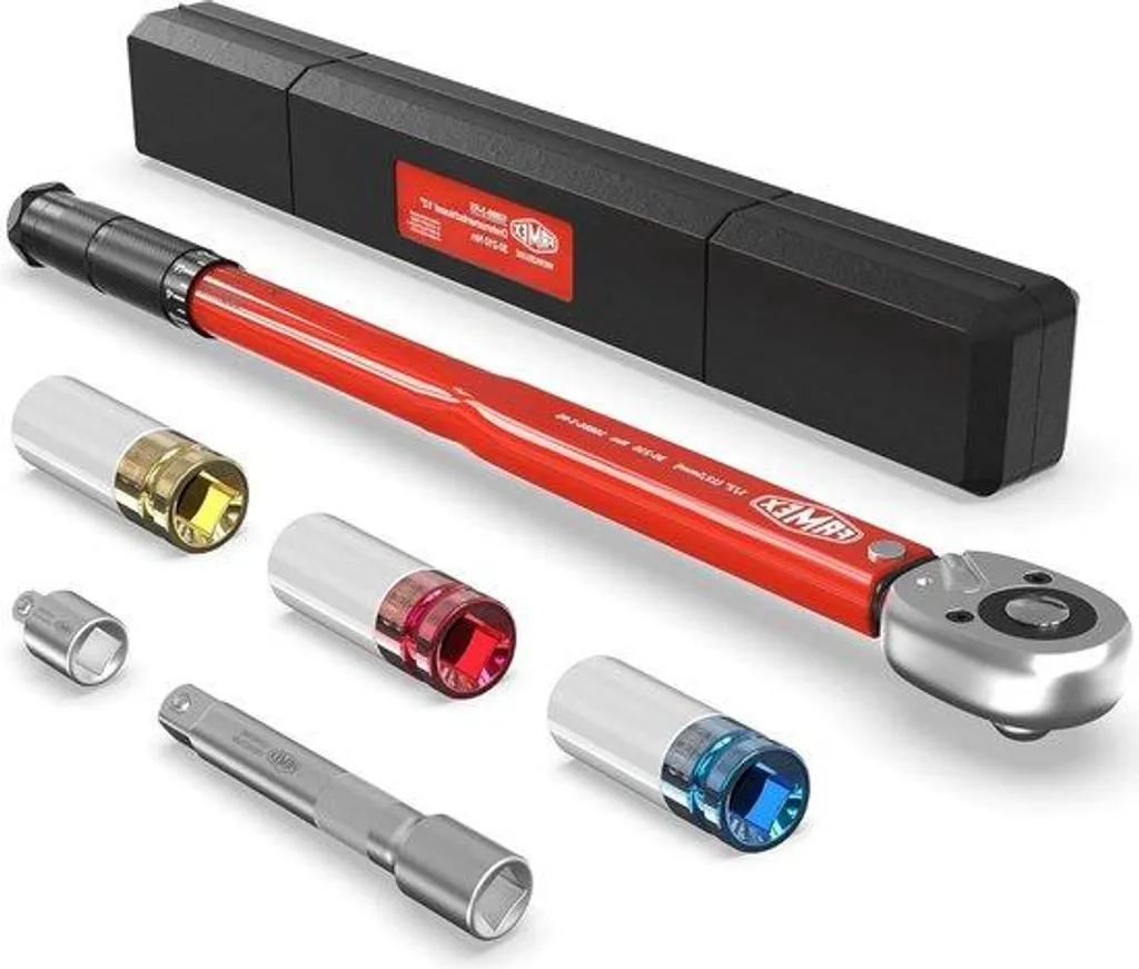 Clé dynamométrique 1/2 anti-surplus de serrage pour écrou auto