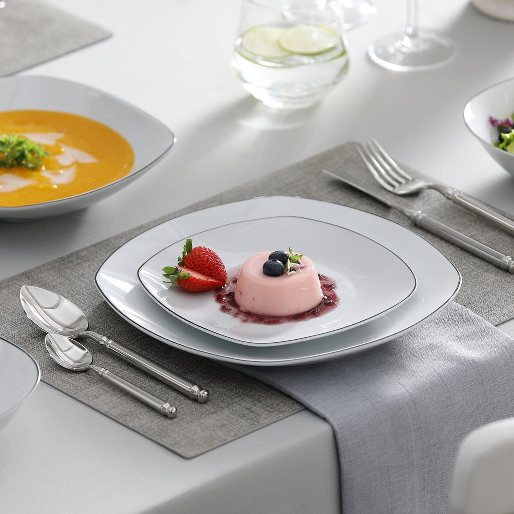 MALACASA, Serie Elisa, Kombiservice mit schwarzem Streife, Produktbild 5