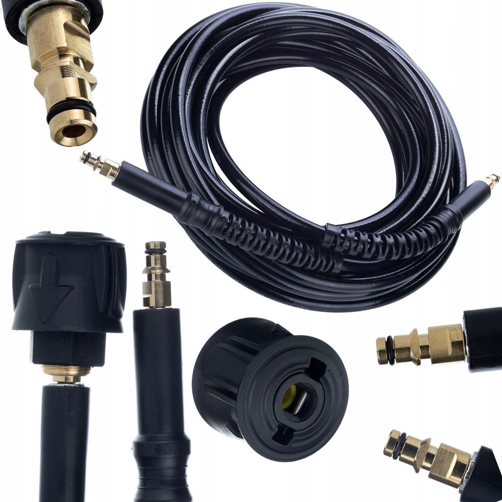 Hogedrukslang 10 m Click-Click – Nylon Omslag, 180 Bar | Productafbeelding 
