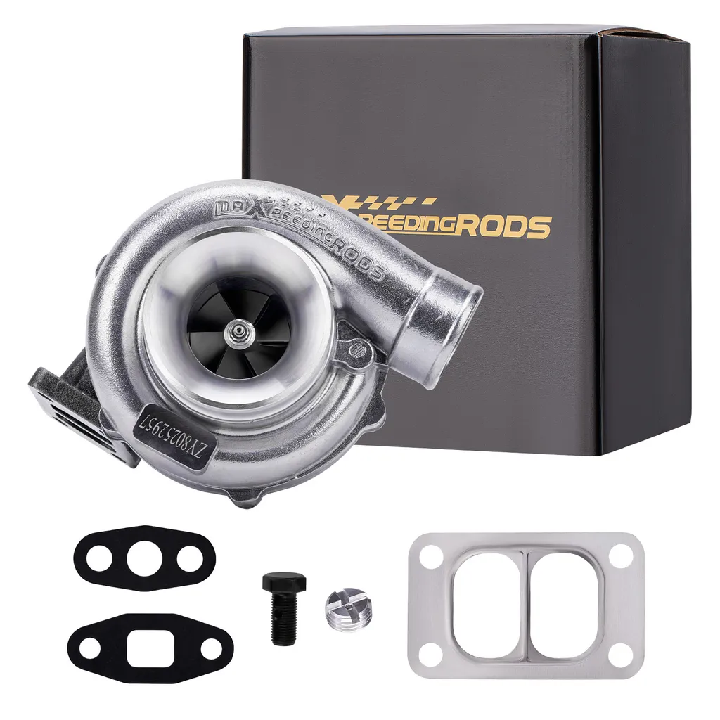 Turbocompresseur Bride V-Band 2.5 T70 T3 Twin-Scroll Refroidissement Huile