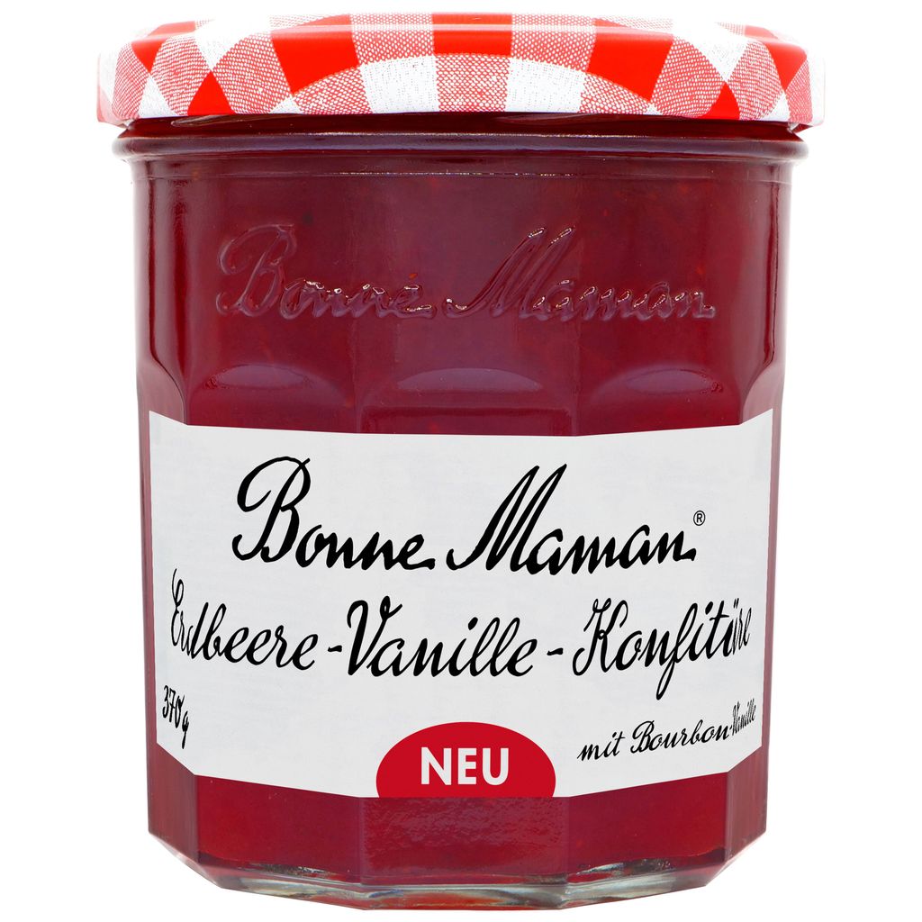 Bonne Maman Erdbeer-Vanille Konfitüre 370 g Produktbild 