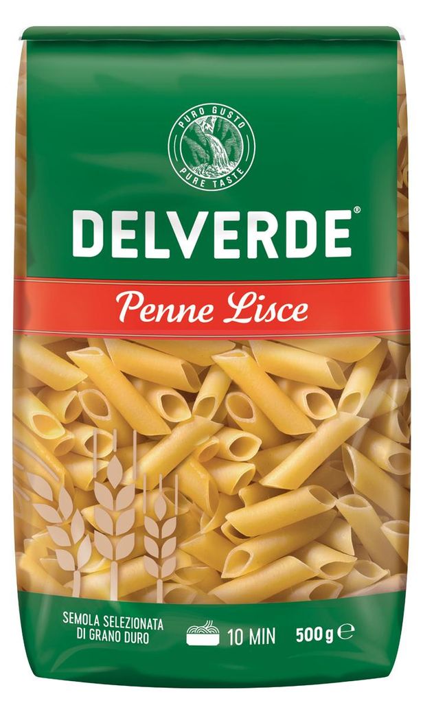 Delverde Selected Durum Wheat Penne Lisce Hartweizennudeln Zdjęcie produktu 