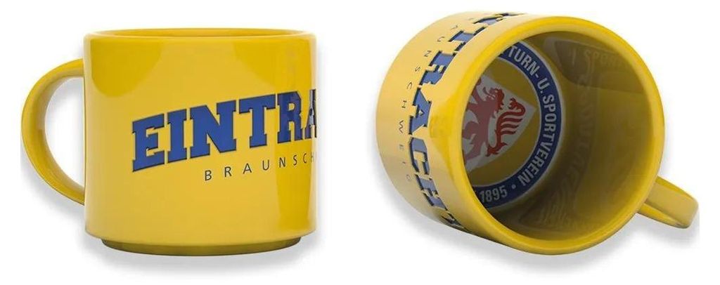 Eintracht Braunschweig Eintracht Tasse Retro Schriftzug Produktbild 