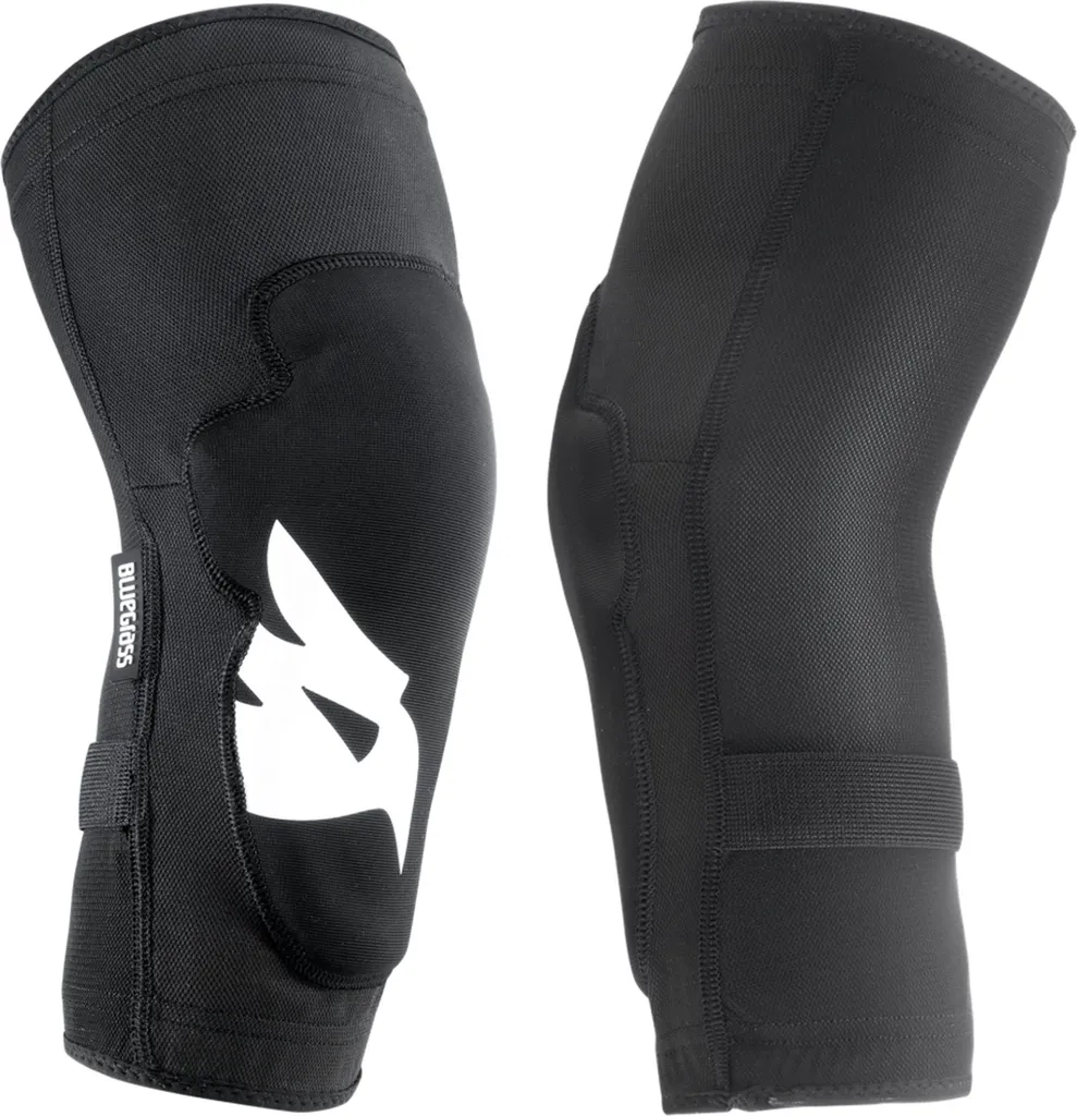 Bluegrass Skinny genouillères noir S - Design ultra-fin et respirabilité
