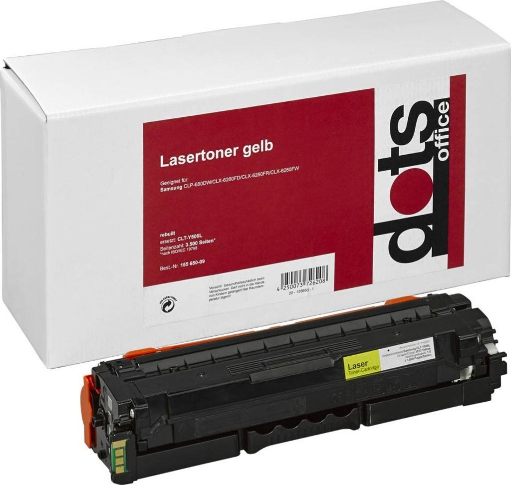 dots gelb Toner kompatibel zu SAMSUNG CLT-Y506L (SU515A)
