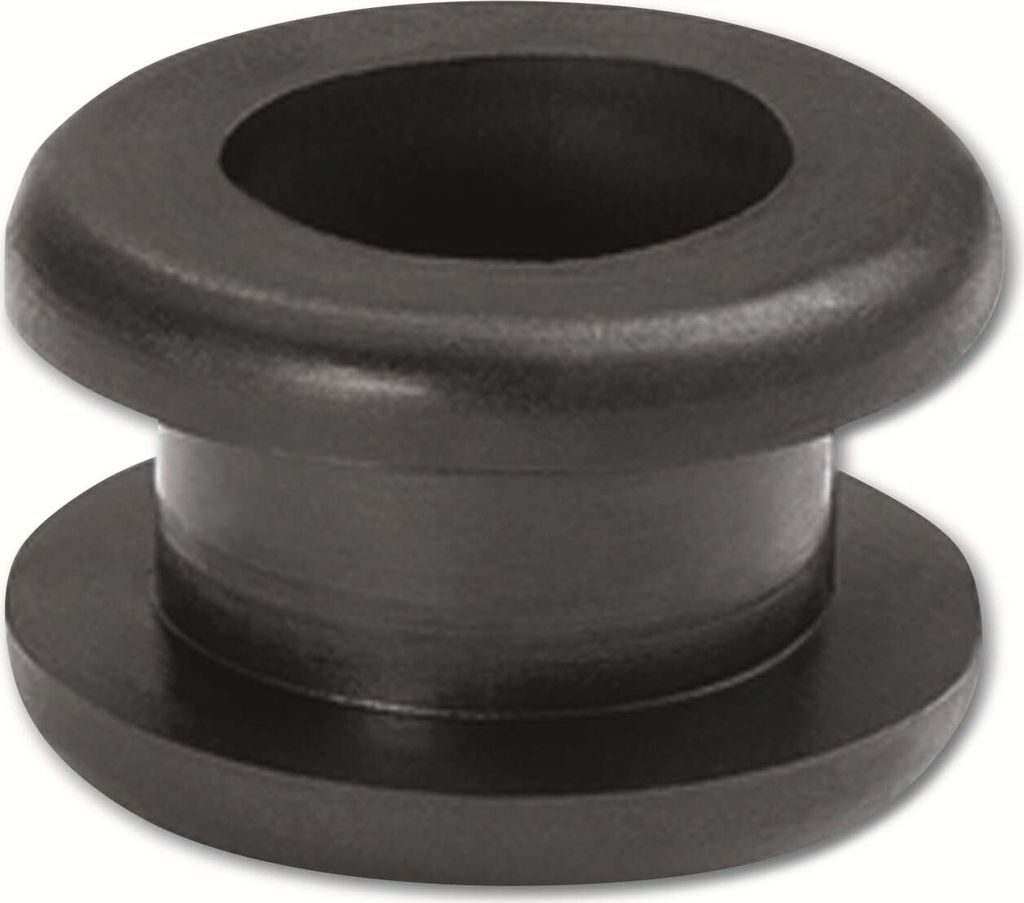 HellermannTyton Kabeldurchführungstülle ø 10 mm (HV1206-PVC-BK-M1)