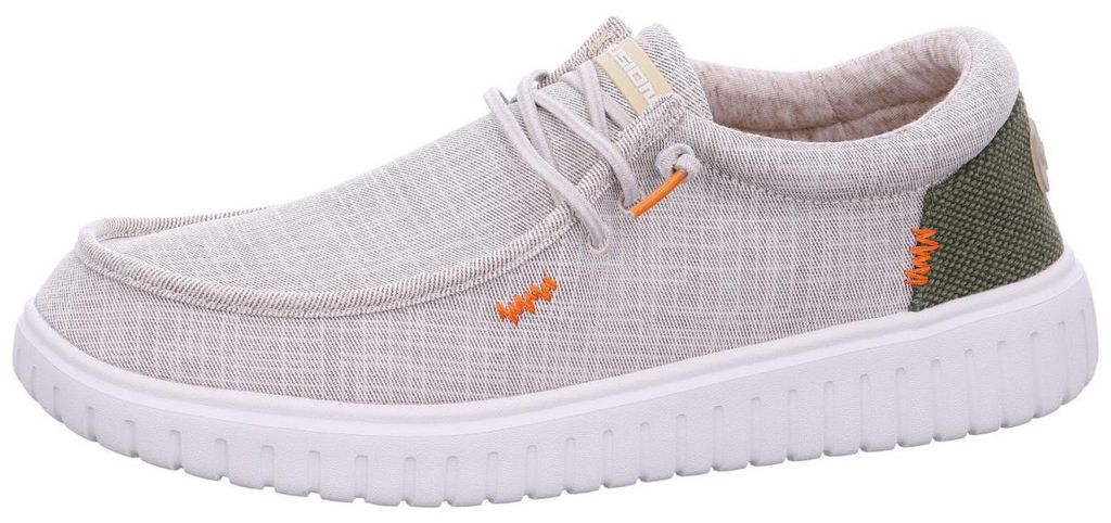 Fusion Leinenschuh Beige in Gr. 44