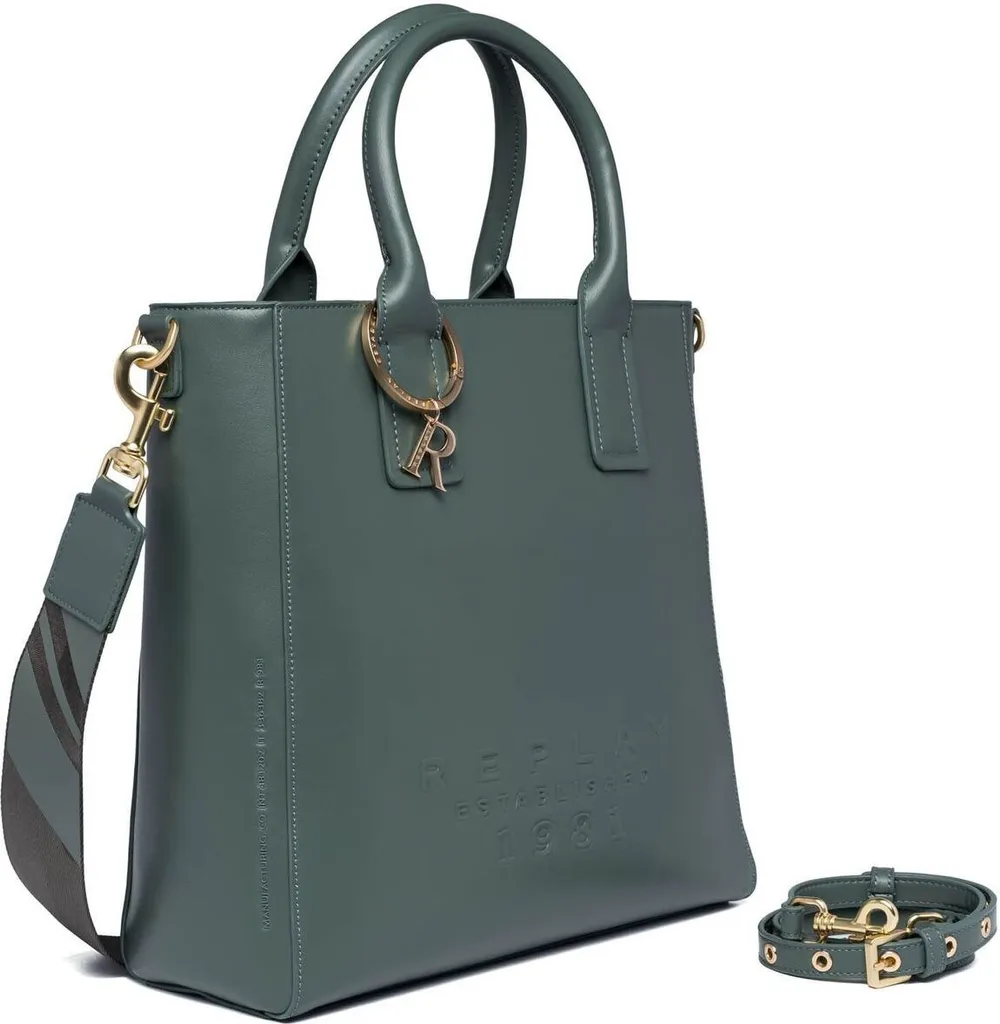 Sac à Main REPLAY Vert Sage pour le Travail et Sorties - Look Chic Urbain