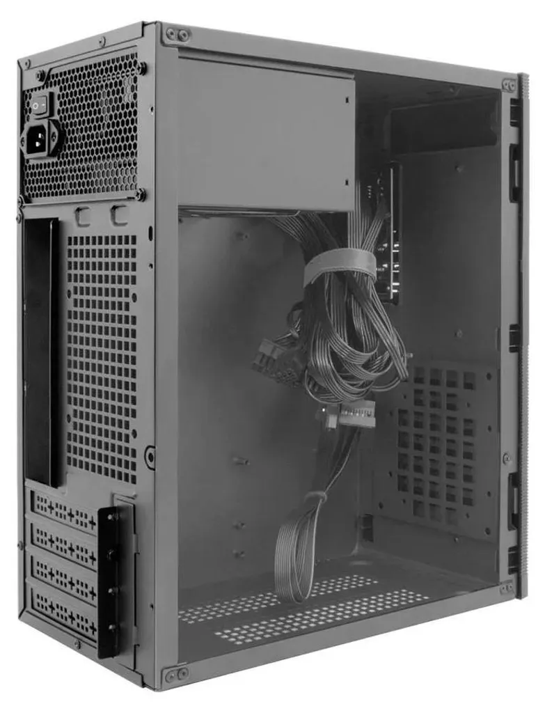 Boîtier PC Coolbox M440 Noir avec Connectique Façade et Design ATX