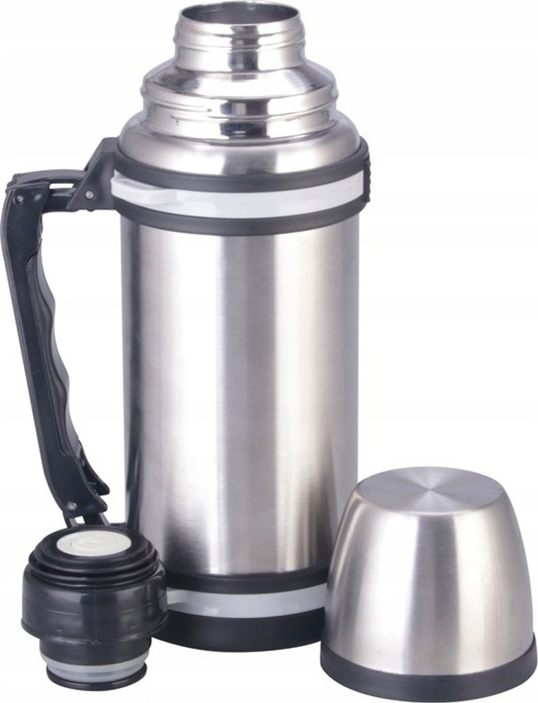 Nerezová vakuová termoska s uchem 1,0 l KAMILLE KM-2090 Obrázek produktu 