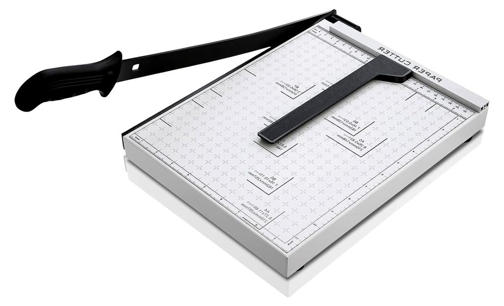 Papierschneider A4 Hebelschneider für Schule und Büro, 325 x 255 mm, Schnittlänge 470 mm