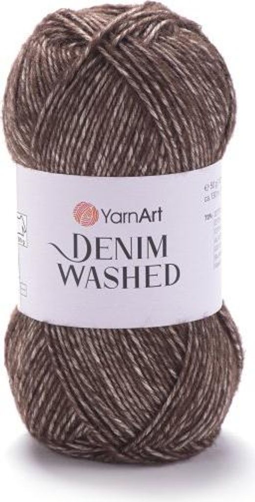 Yarn Art Denim Washed 917 Dark Brown Strickgarn