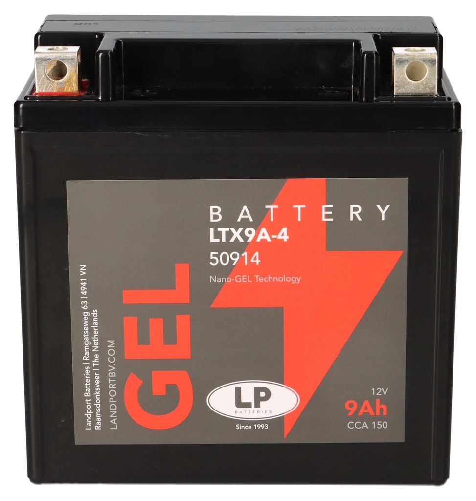 LANGZEIT Batterien GEL YB9-B 50914 12V 9Ah (LZ50914G8