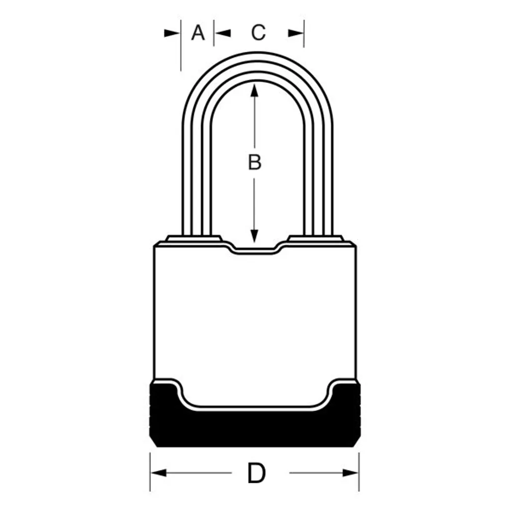 Cadenas anti-sciage Master Lock Excell M115EURTLF pour sécurité totale - 2