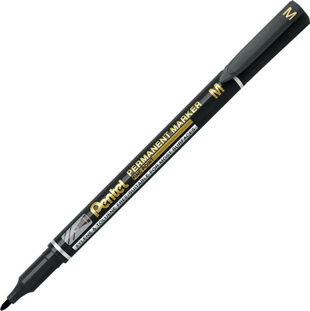 Pentel NM470-A CD-Marker, 1 mm, Schwarz