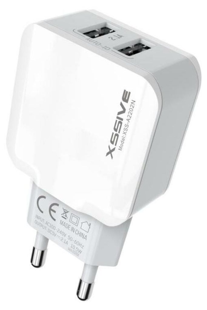 Xssive 2x USB 2.1A Chargeur mural rapide Chargeur de voyage Image du produit 