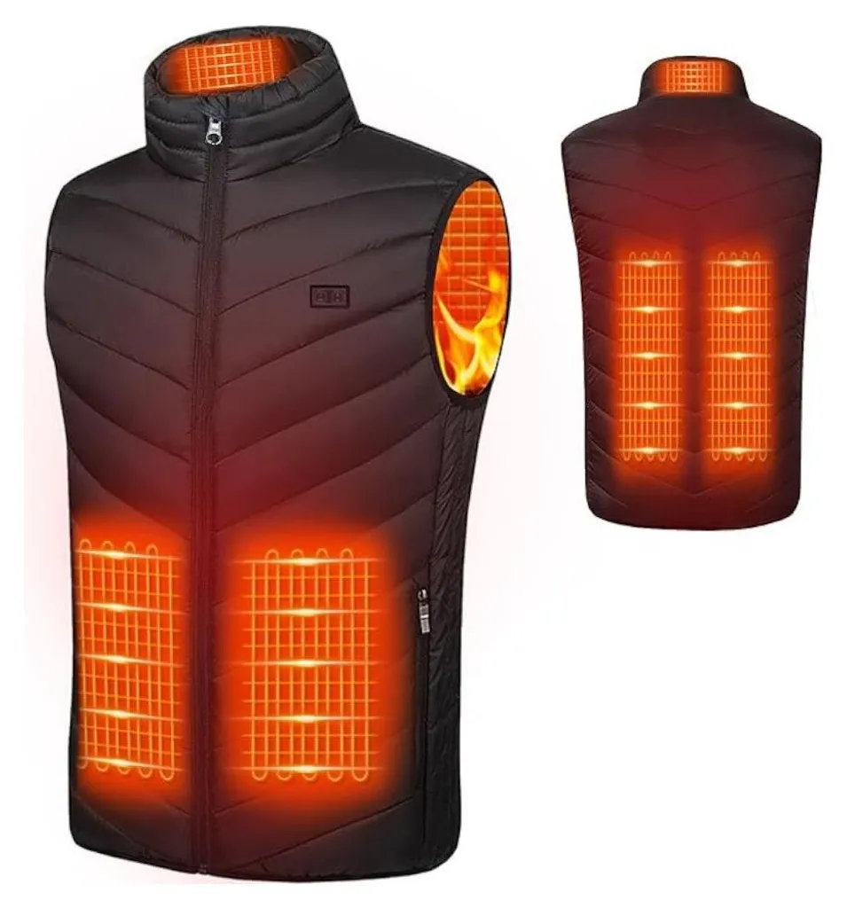 Gilet Chauffant Extérieur en Tissu Technique - Warm Body Taille L