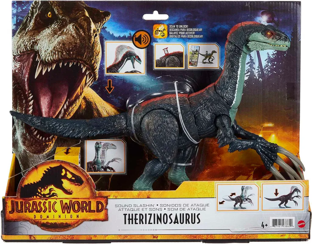 Dinosaure Articulé Mattel GWD65 Sound Slashin' Slasher Ultra Réel