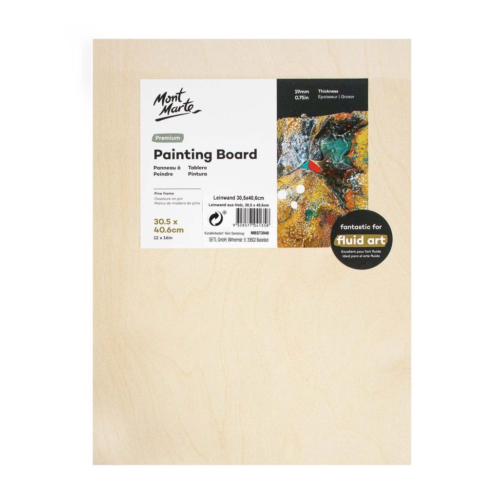 Mont Marte Malbrett 30,5 x 40,6 cm - Painting Board aus Produktbild 