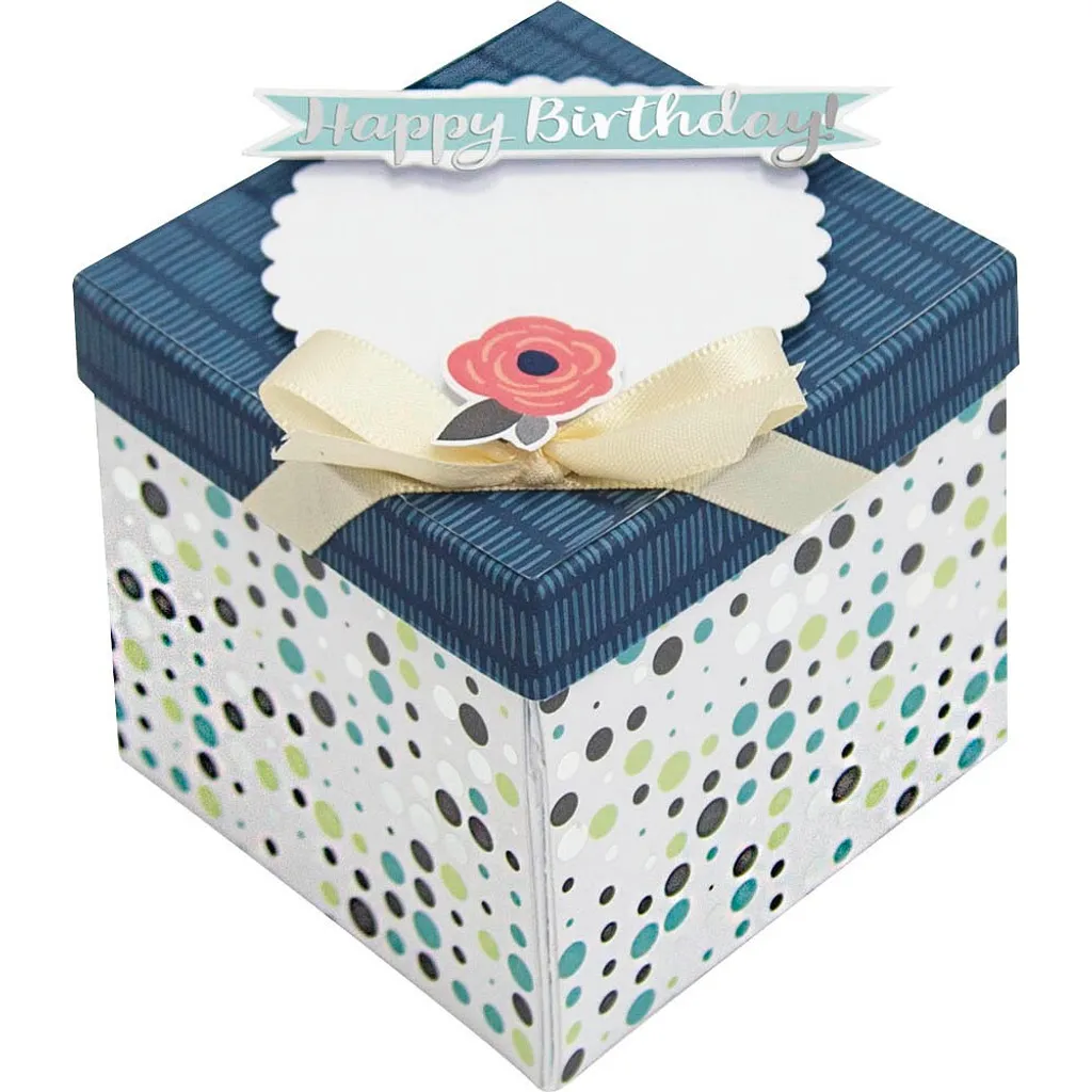 Explosion Box Joyeux Anniversaire Folia - Kit Complet avec Accessoires