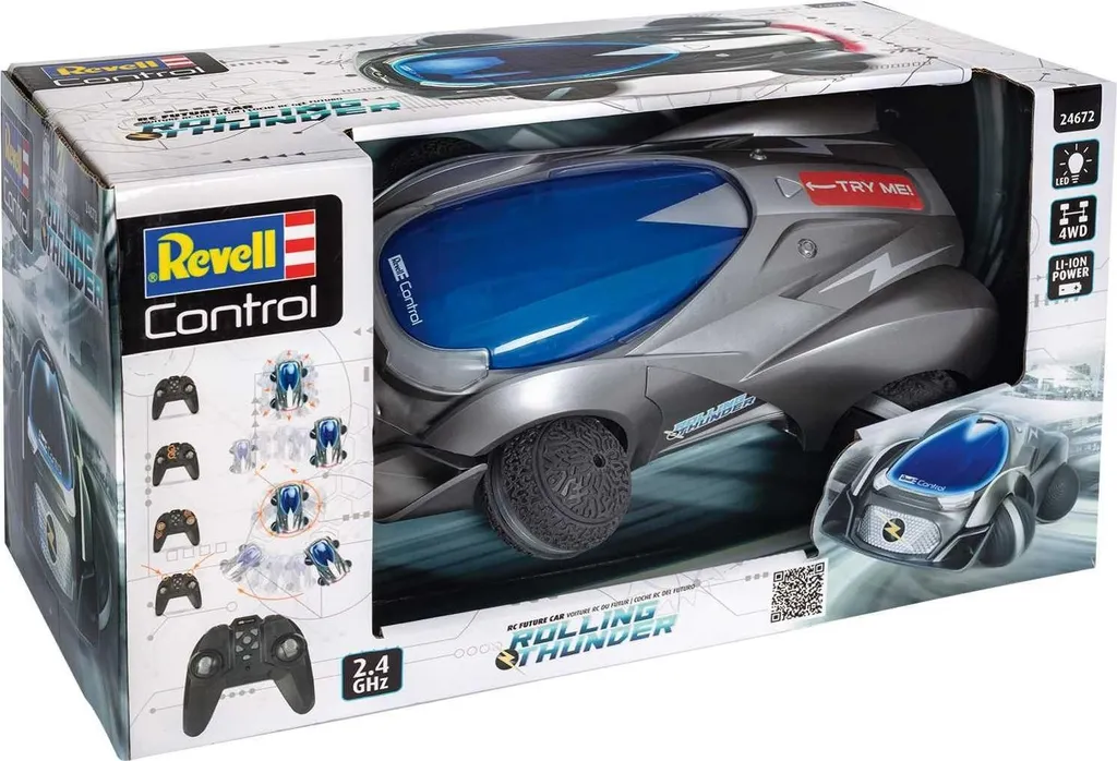 Revell RC Future Car Rolling Thunder : Voiture Télécommandée de Futur - 6
