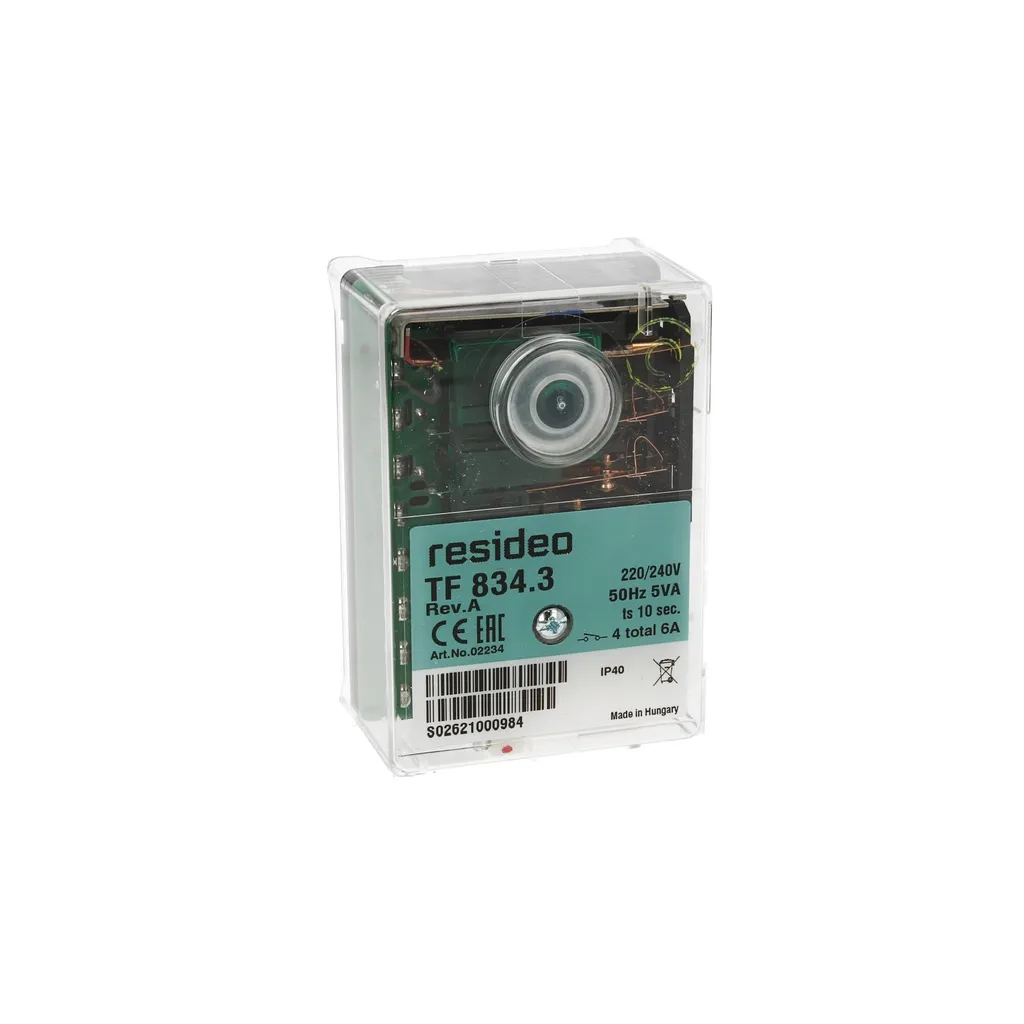 Régulateur de chauffage fioul TF 834.3 Honeywell Satronic neuf d'origine