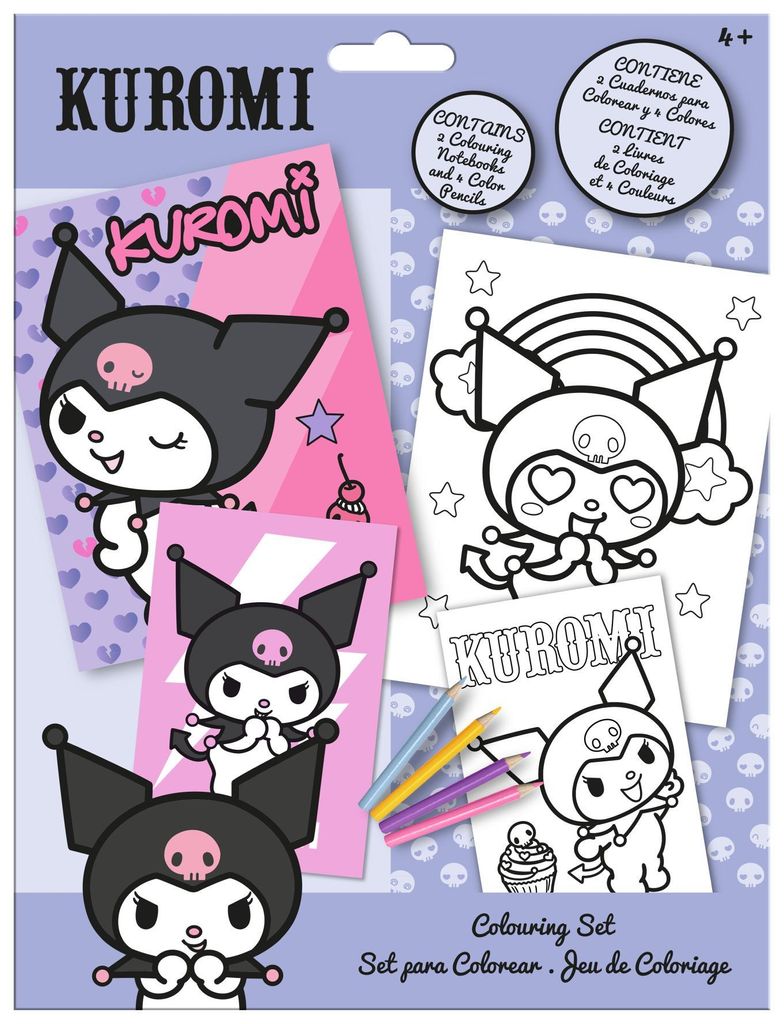 Hello Kitty Kuromi Malset