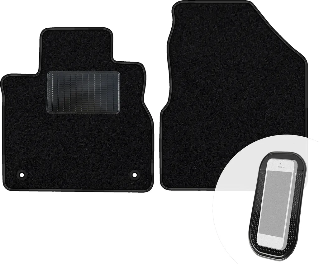 Tappeti Auto per Nissan Murano 2004-2008: Set Anteriore Velours Nero