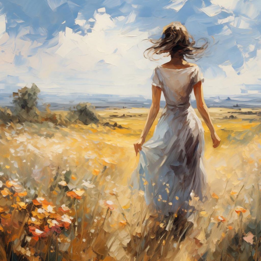Plakat 90x90cm Sommerwind