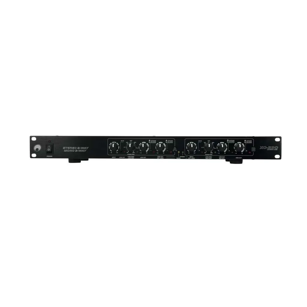 Omnitronic 10355627 Crossover Actif Audio : Filtre de Fréquence 2 Voies