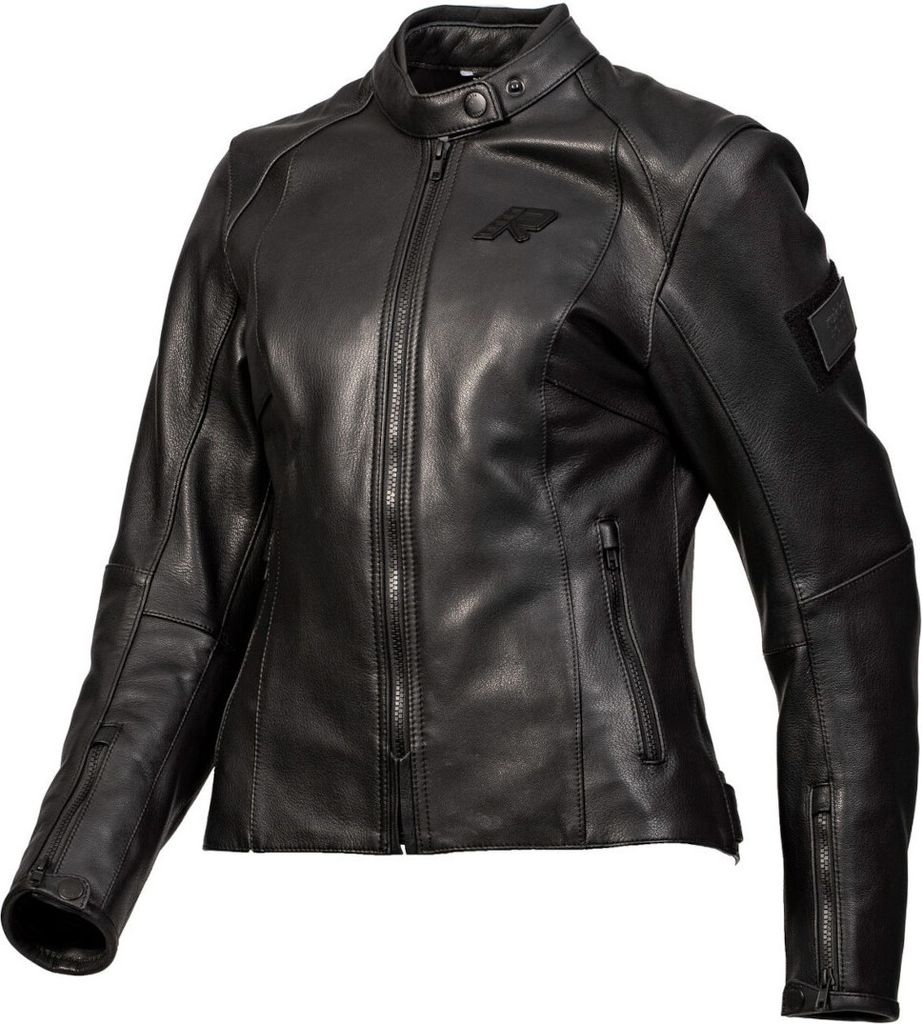 Rukka Blockracerina Damen Motorrad Lederjacke, schwarz, 34