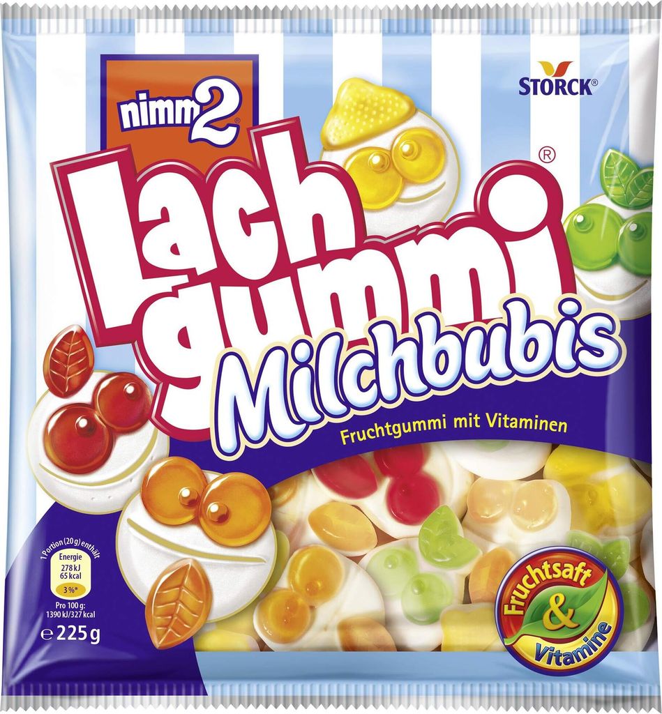 nimm2 Guma rozweselająca - Milk babies - 225g Zdjęcie produktu 