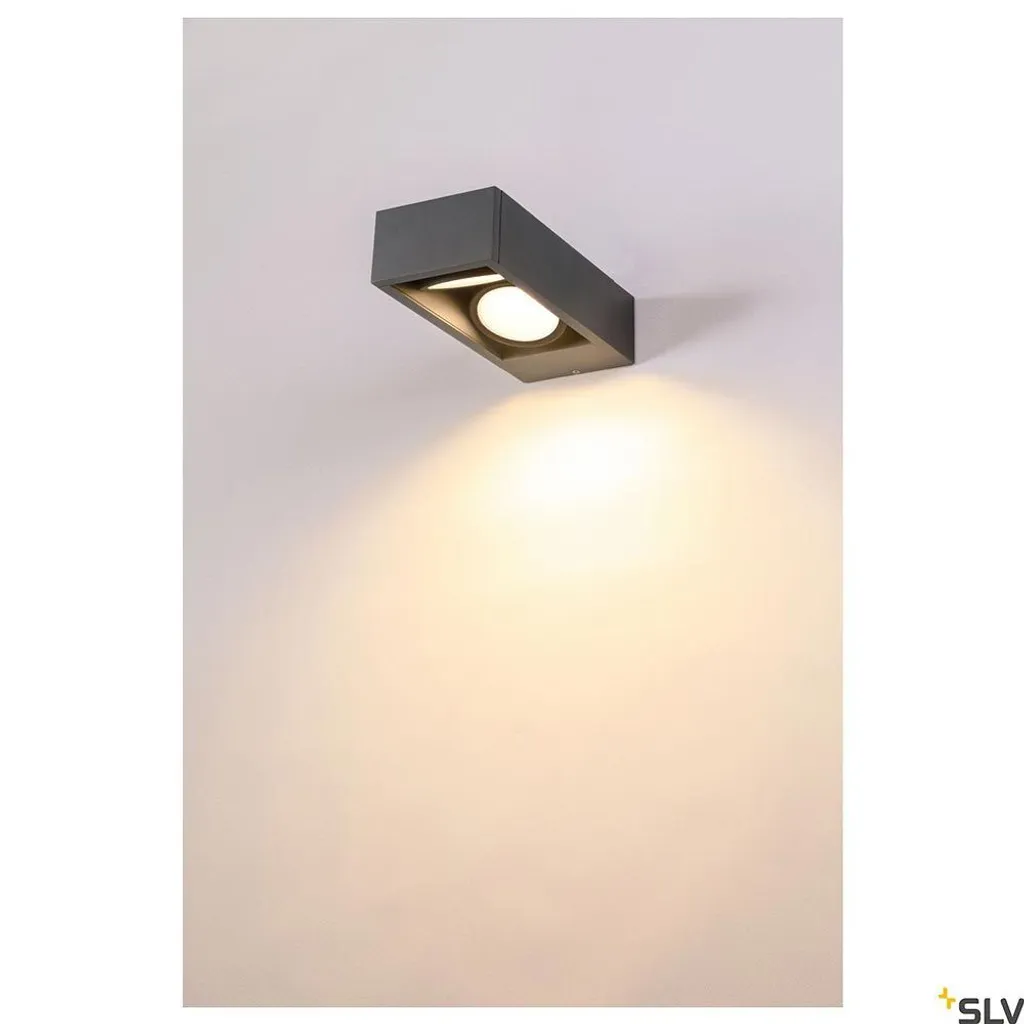 Éclairage de terrasse LED anthracite CCT réglable ESKINA FRAME Double