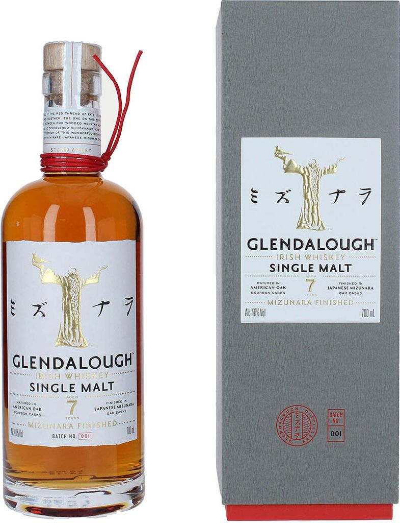 Glendalough 7 Years Mizunara Cask + Box 700ml 46% Vol.