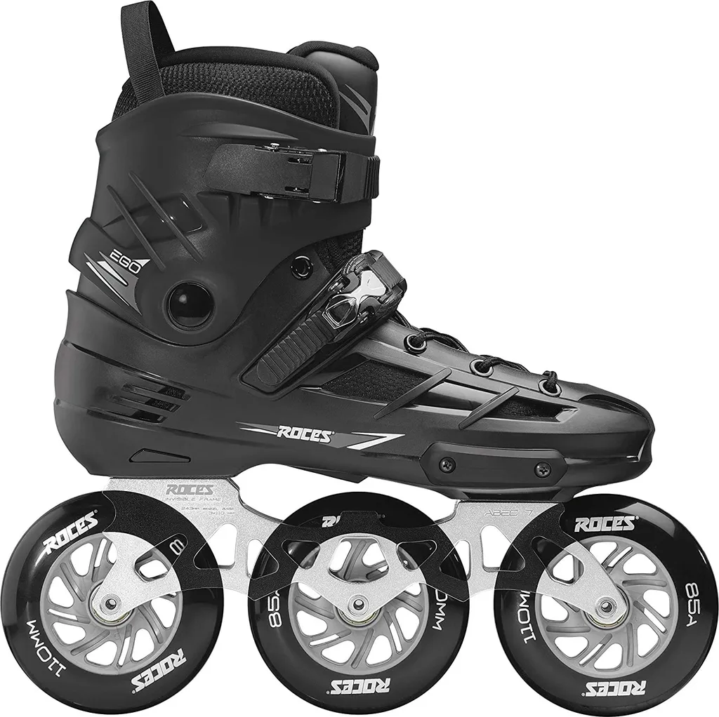 Rollers inline pour freeride urbain Ego Tif hardboot noir 85A T41