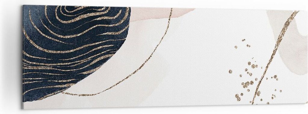 Bild auf Leinwand - Leinwandbild - Einteilig - Abstraktion Modern Grafik - 160x50cm - Wand Bild - Wanddeko - Wandbilder - Leinwanddruck - Bilder - ...
