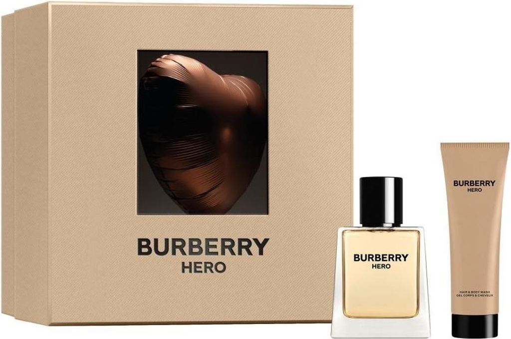 Spray Edt 50ml/Gel doccia 75ml Burberry Hero Giftset Immagine del prodotto 