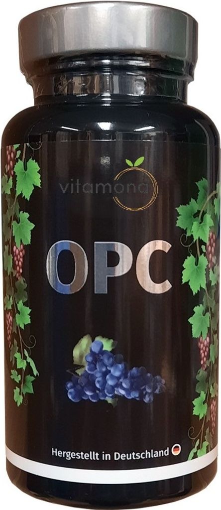 Vitamona OPC Traubenkernextrakt 95% hochdosiert 60 Kapseln 100% vegan