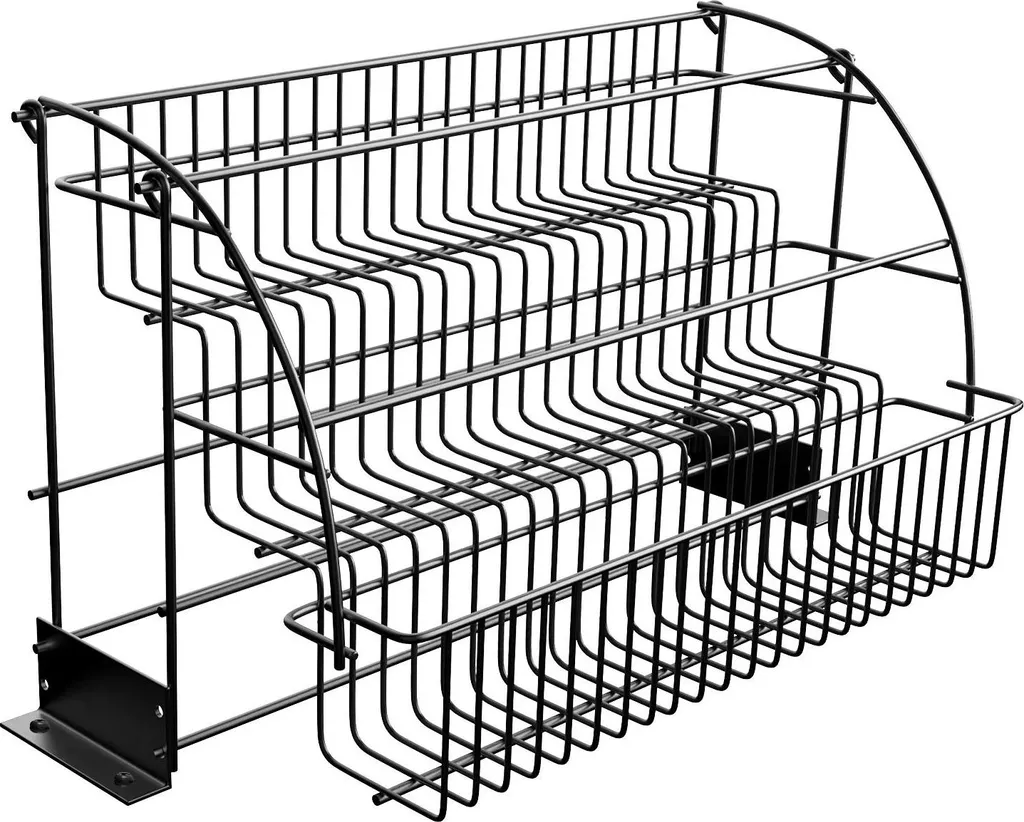 Organizzatore Spezie Nero 3 Livelli: Addio Disordine in Cucina!