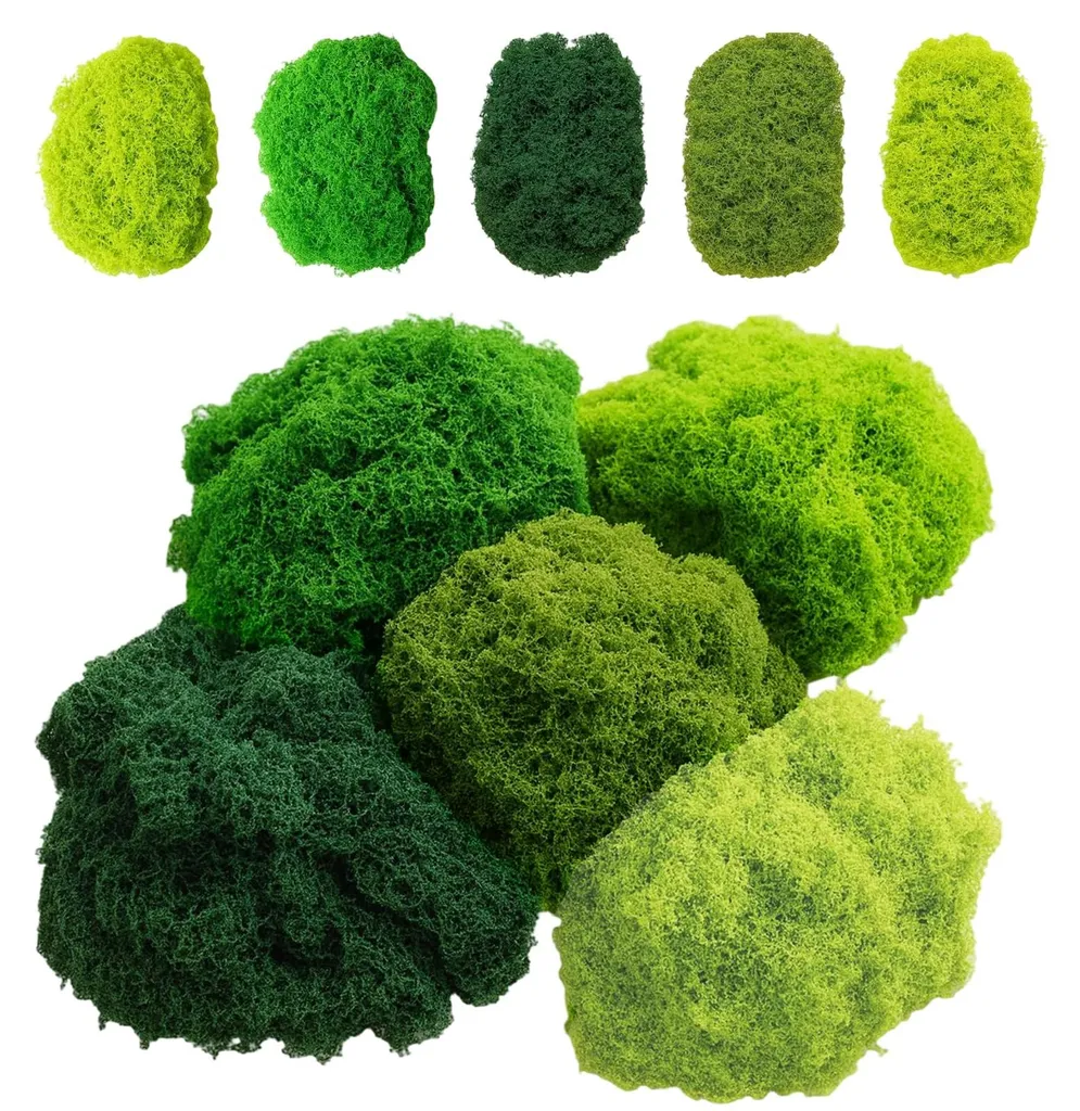 Mousse artificielle 5 couleurs pour bricolage - Pack 200g haute qualité