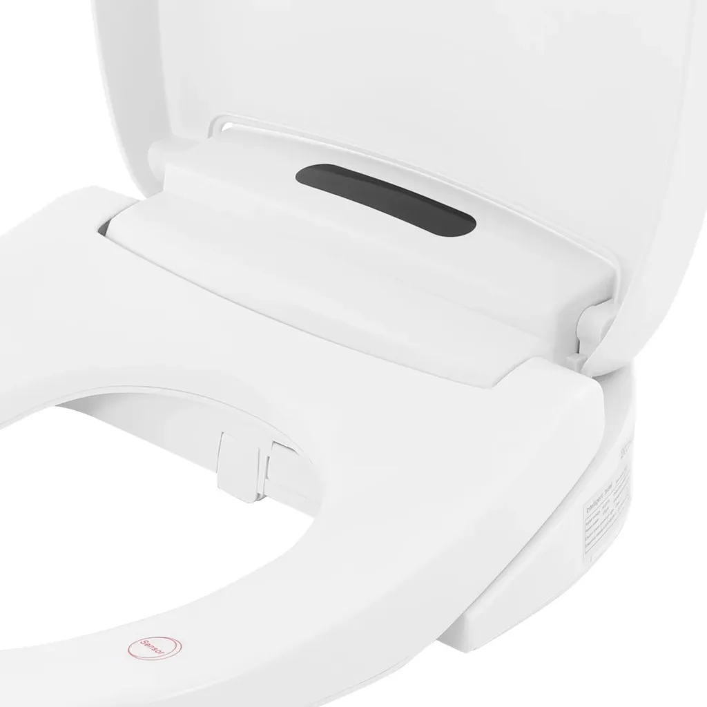 Siège de WC Bidet Électrique Allongé - Chauffant avec Télécommande Blanc - 5
