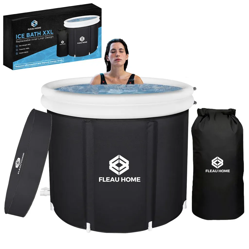 Seau de bain de glace XXL PRO pour récupération sportive et bien-être