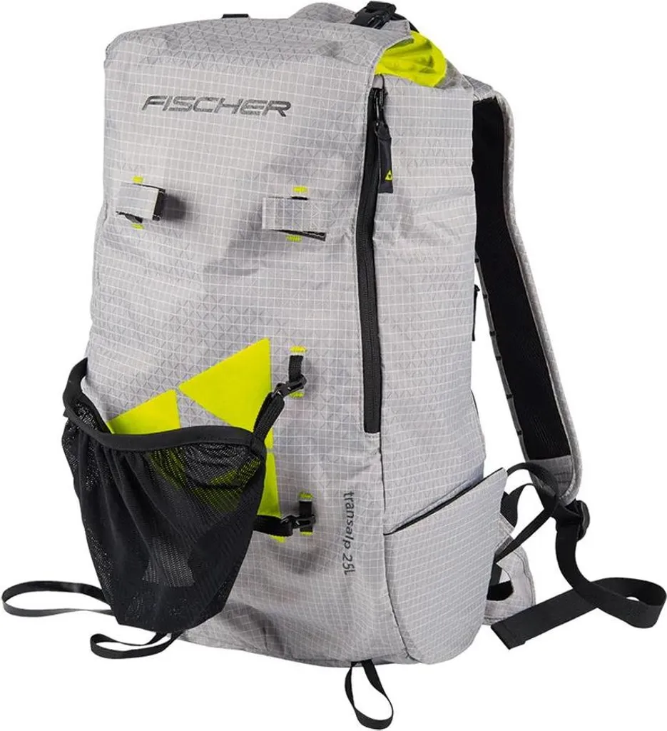 Sac à dos Fischer Transalp 25l léger avec porte-skis ergonomique Gris