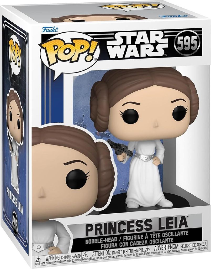 Star Wars - Princess Leia 595 - Funko Pop! Vinyl Figur Produktbild 