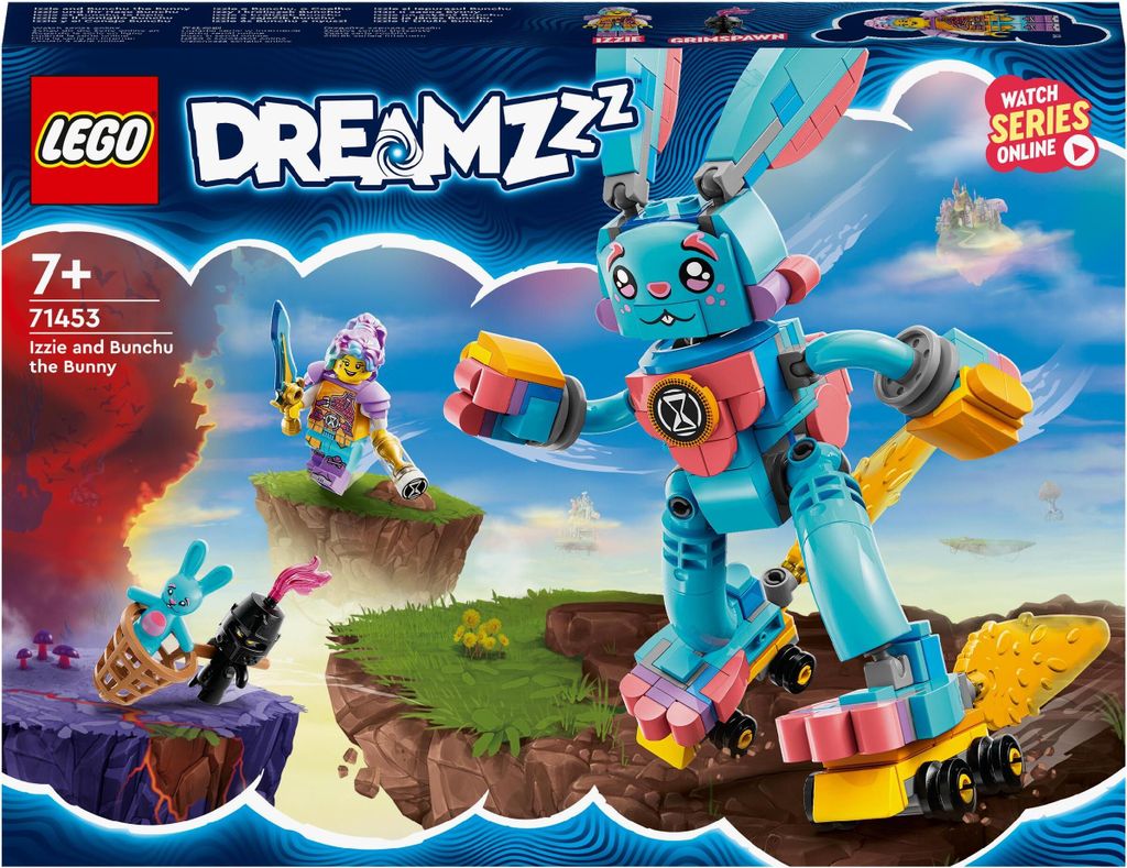 LEGO 71453 DREAMZzz Izzie und ihr Hase Bunchu Set, Baubares Produktbild 