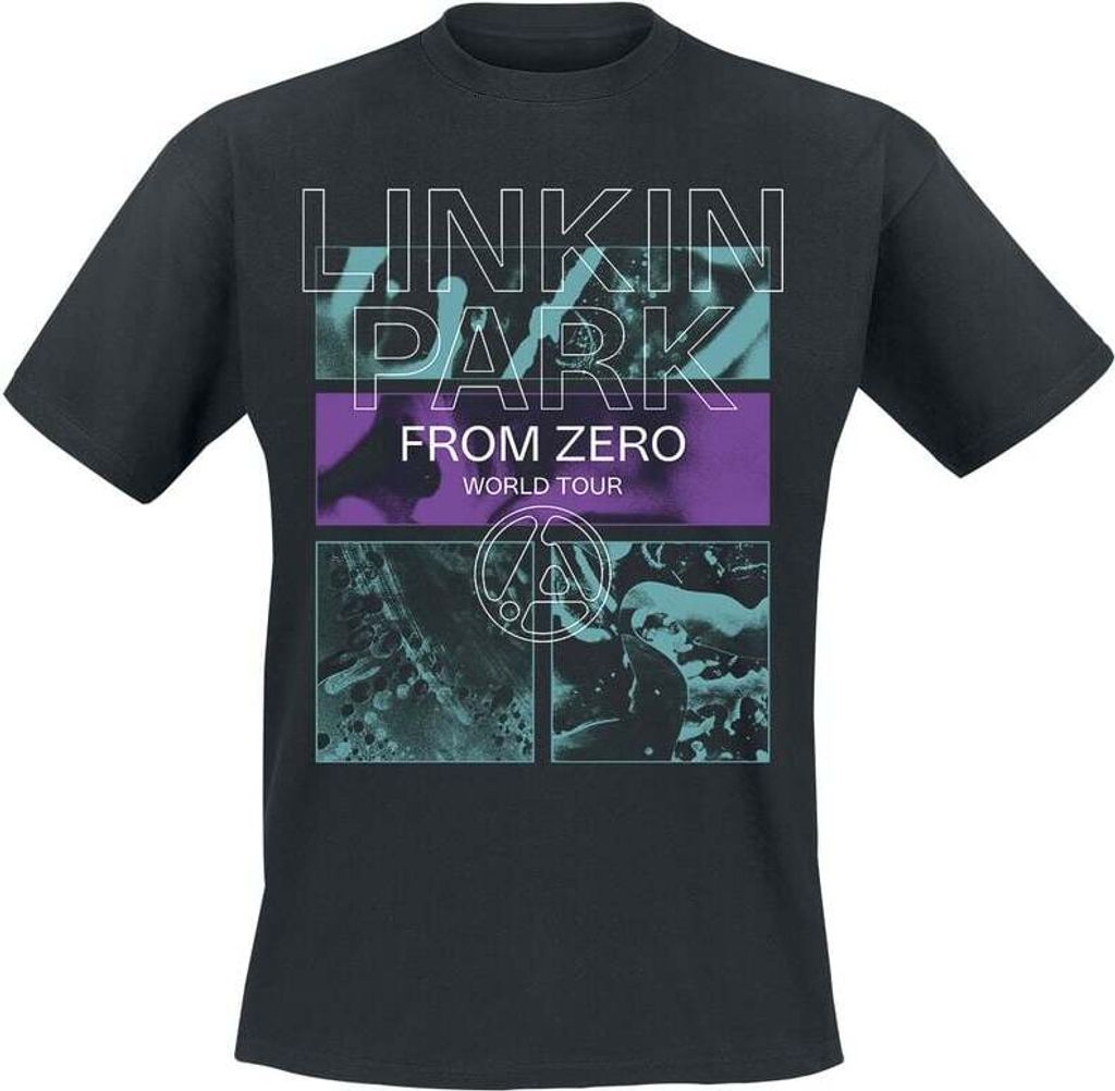 Linkin Park T-Shirt Uni From Zero To World Tour schwarz 3XL