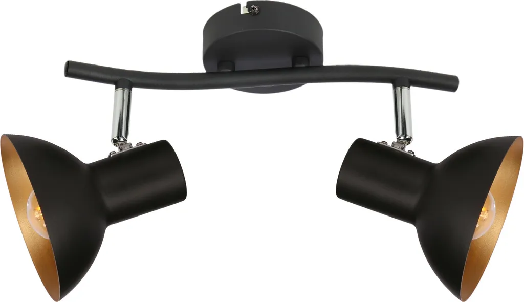 Luminaire Plafonnier DISO Métal Noir - Design Géométrique et Moderne
